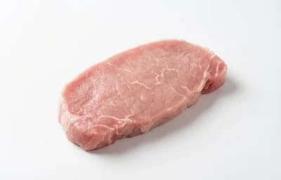 raw boneless veal cutlet