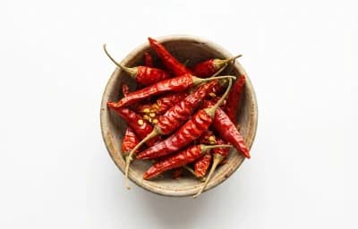 dried hot red chilies