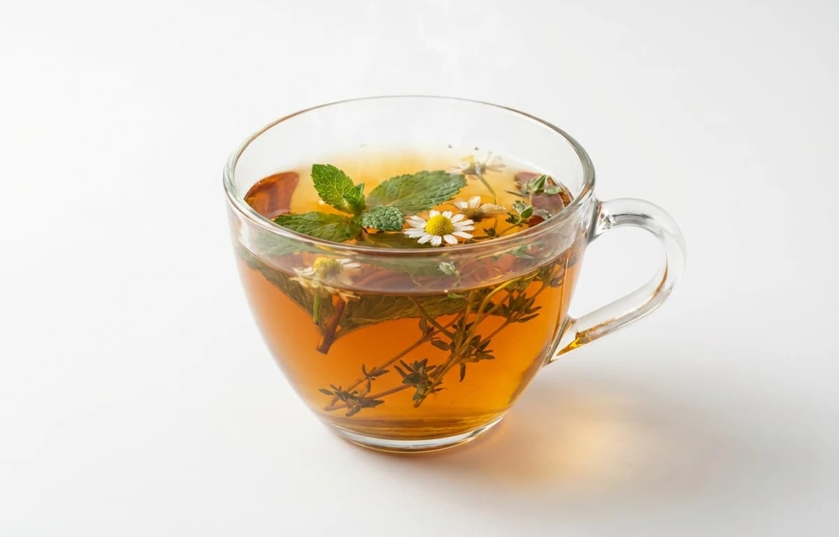 brewed herb tea