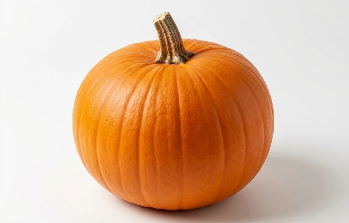 orange round pumpkin