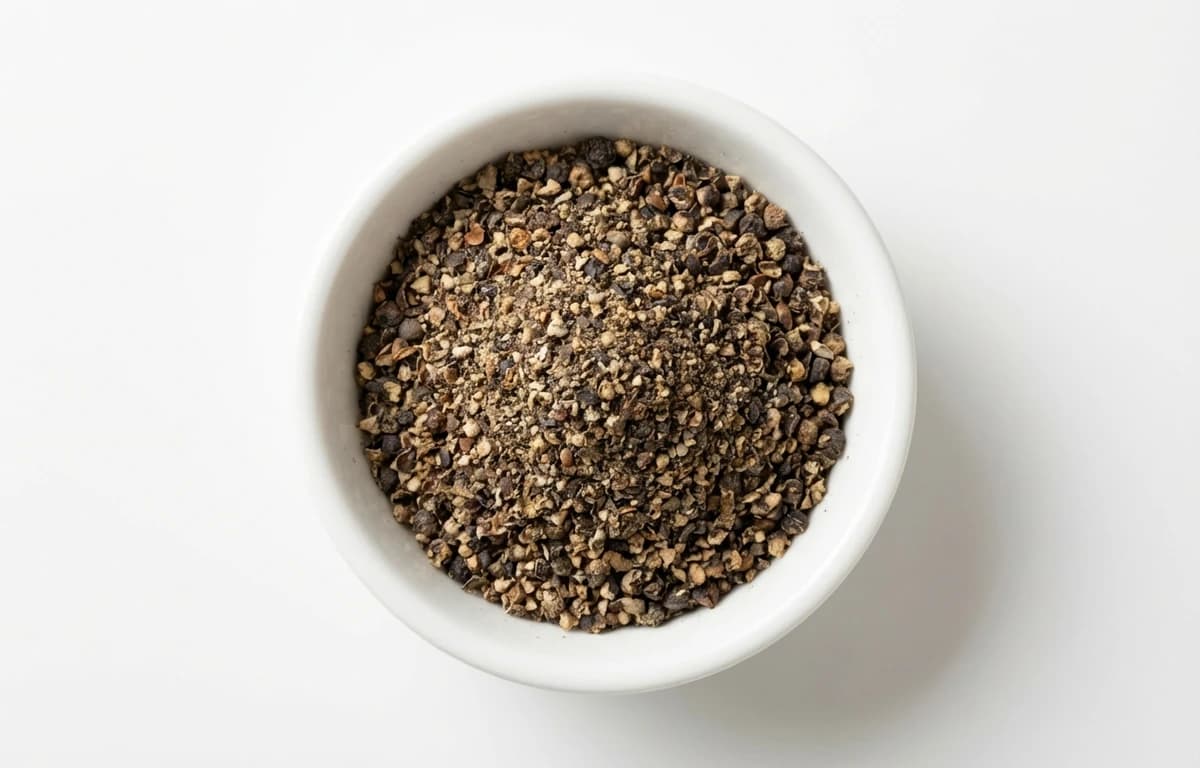 coarse black pepper