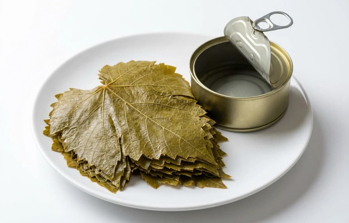 canned grape leaves