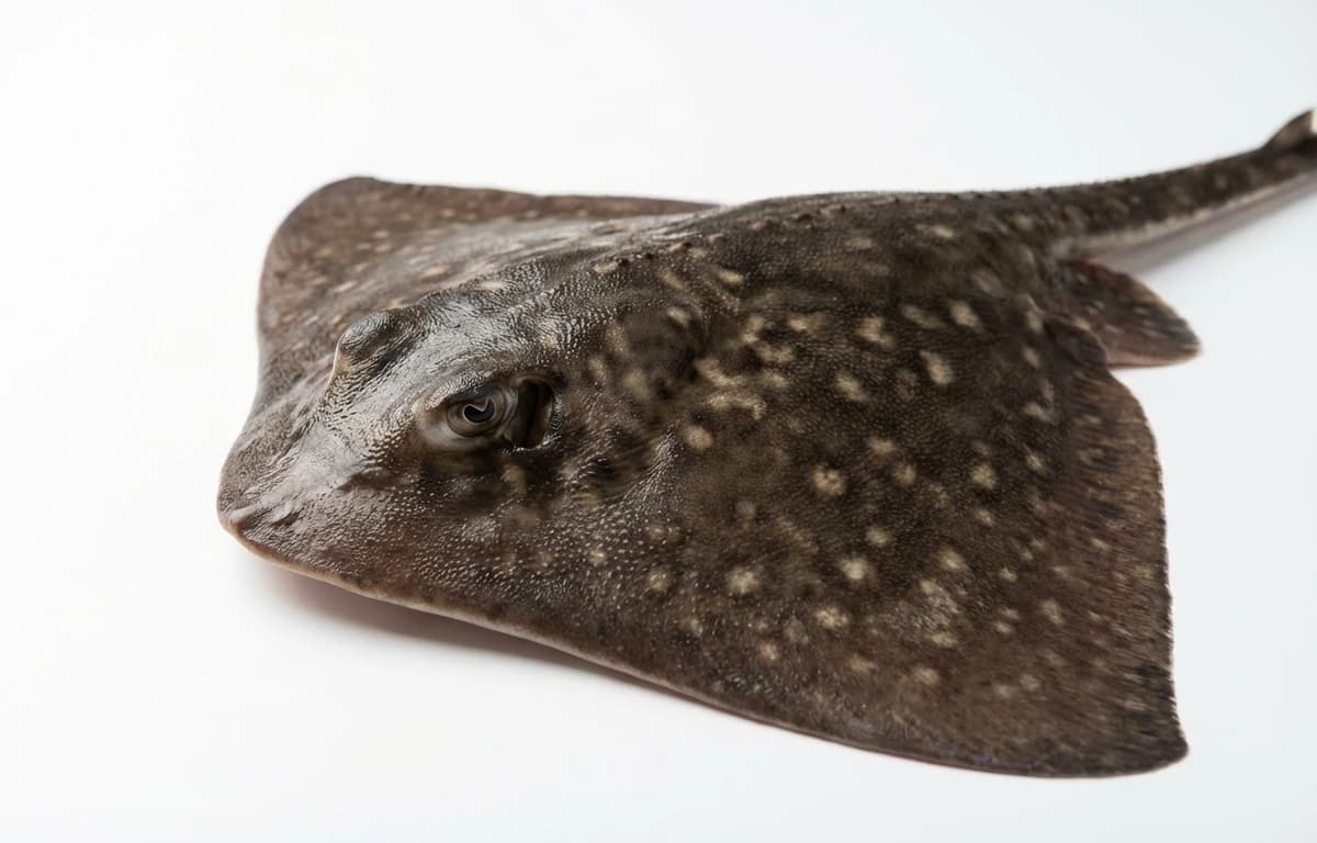 bow head spotted ray fish