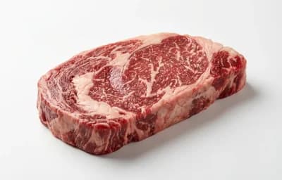 raw select beef chuck top blade steak