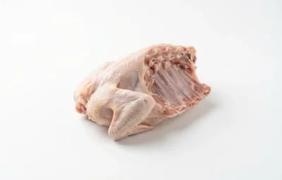 raw chicken back