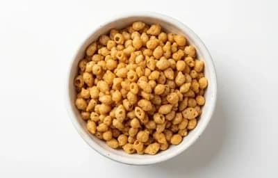 fried chickpea flour droplets