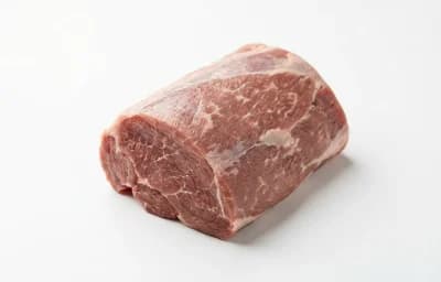 raw boneless lamb loin