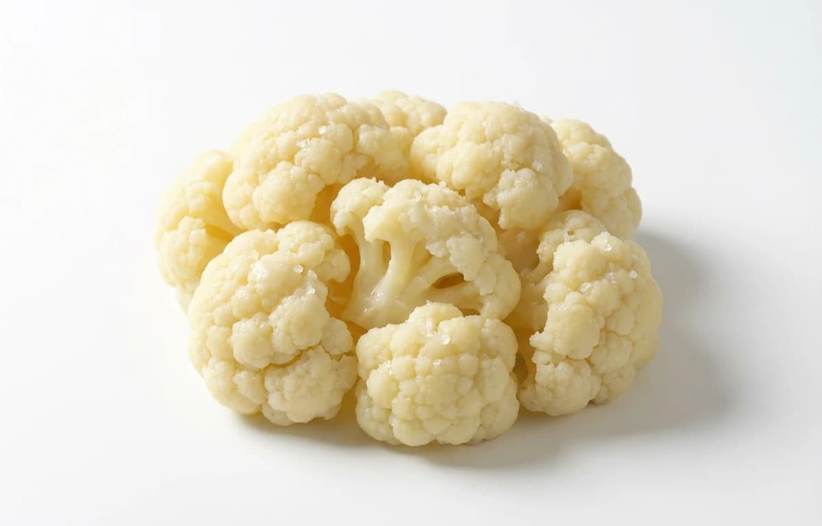 boiled salted frozen cauliflower