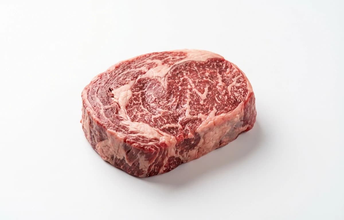 raw New Zealand beef cube roll