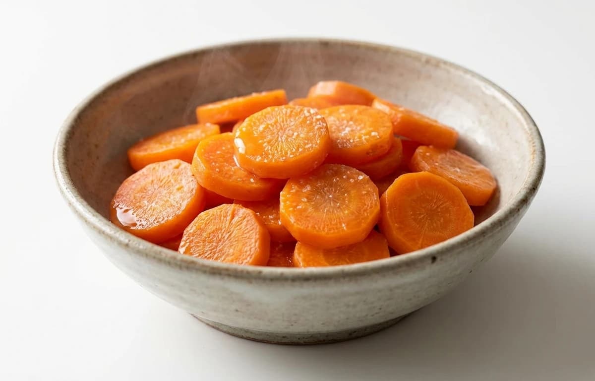 boiled salted frozen carrot
