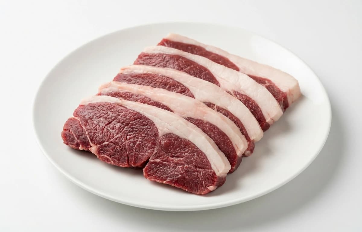 raw walrus meat and subcutaneous fat