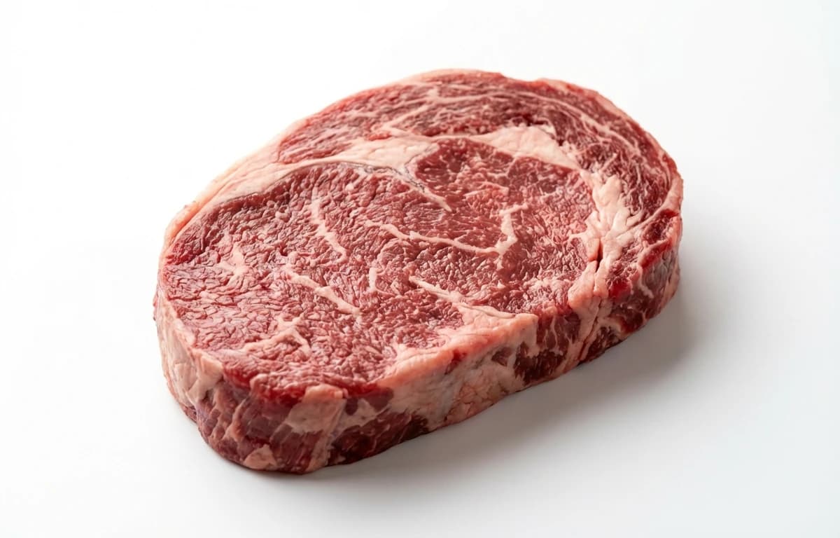 raw choice top round beef steak