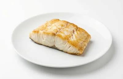 cooked european turbot