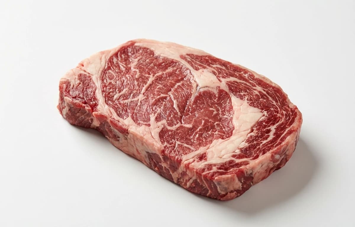 fast fried New Zealand rump centre beef with separable lean and fat