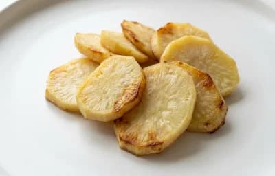 cooked yellow pond lily tuber