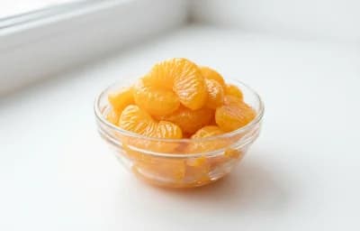 canned drained tangerine