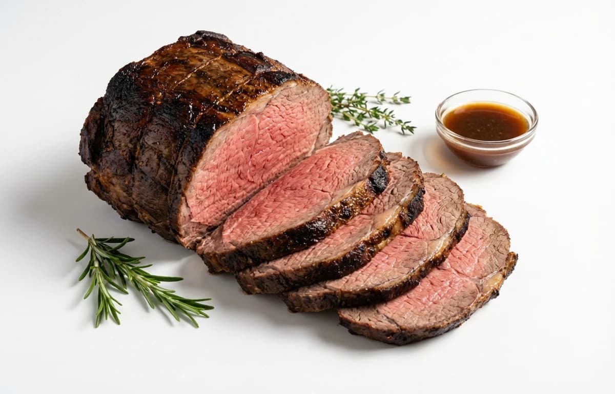 roasted select bottom round beef roast