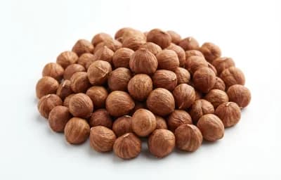 raw hazelnuts