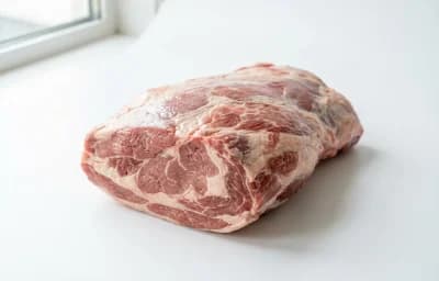 raw New Zealand lamb shoulder