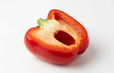 boiled unsalted red bell pepper