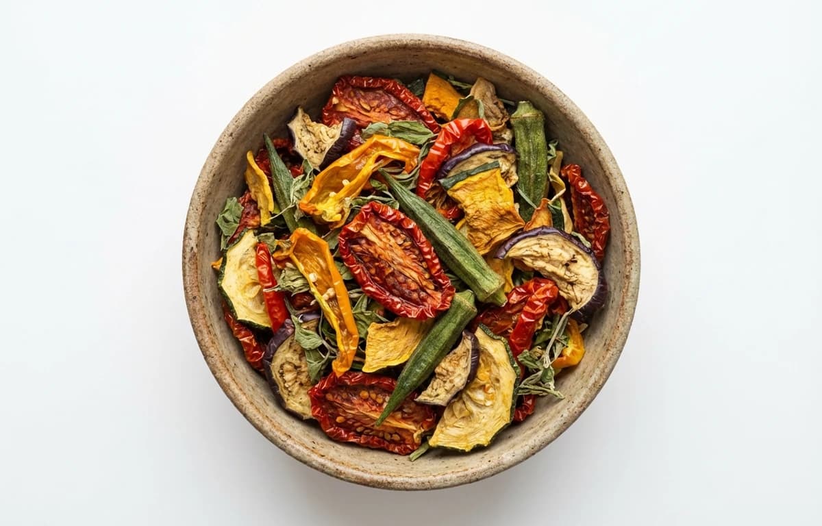 mixed dried desert vegetables