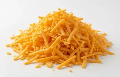 shredded cheddar cheese