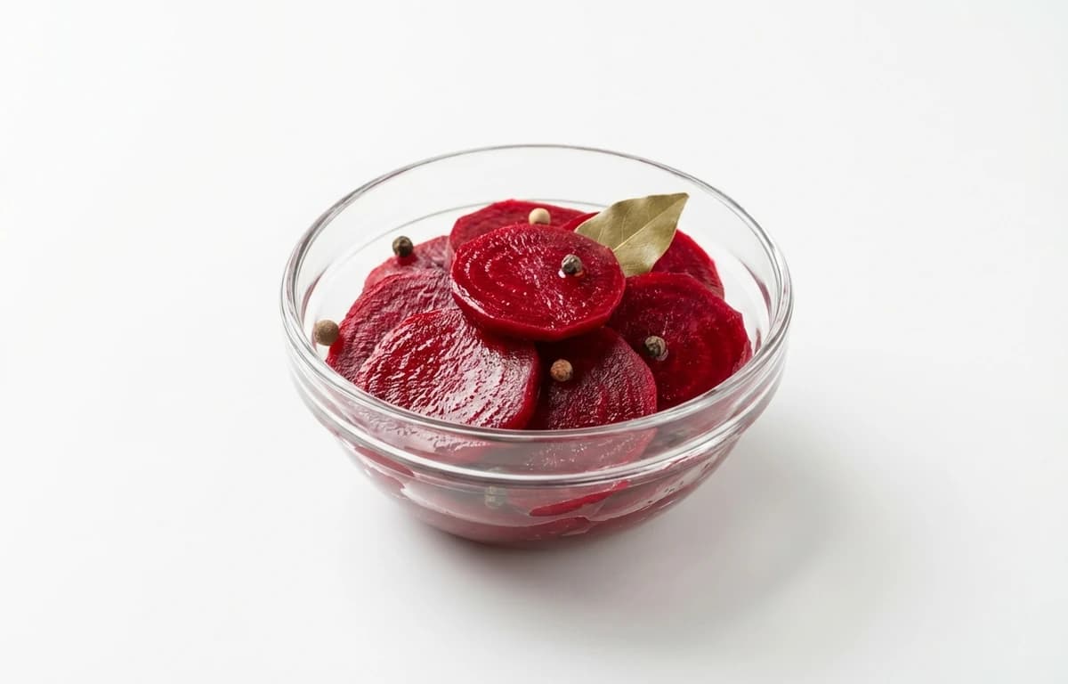 canned pickled beets