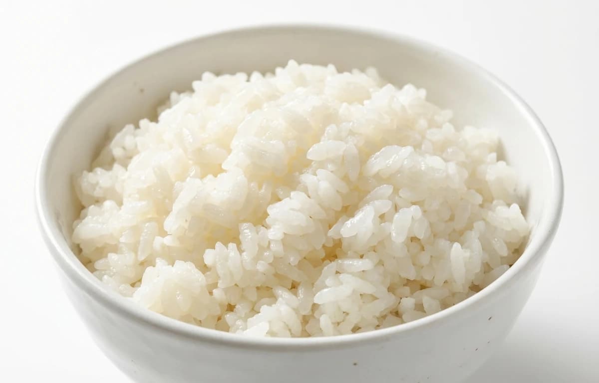 cooked enriched medium-grain white rice