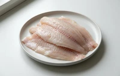 raw farm raised catfish