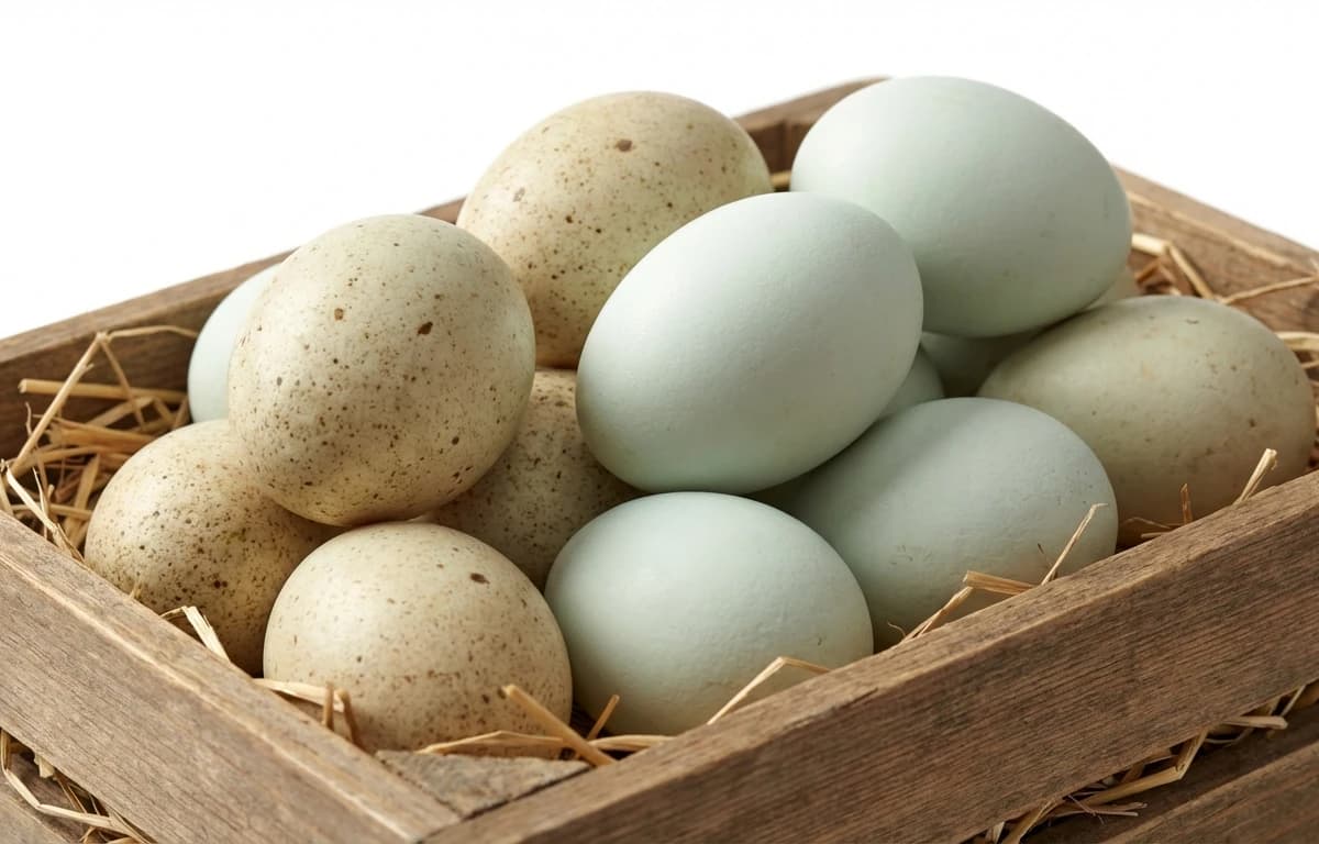 duck eggs