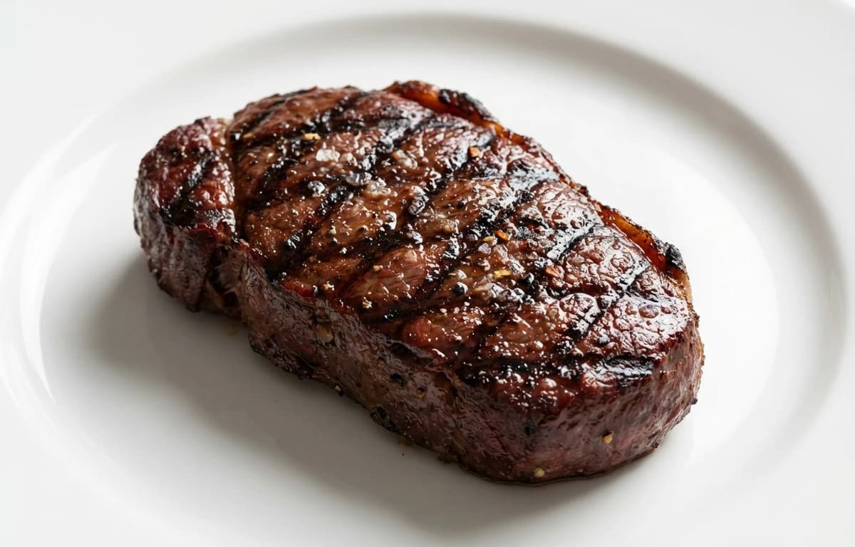 broiled cooked emu top loin