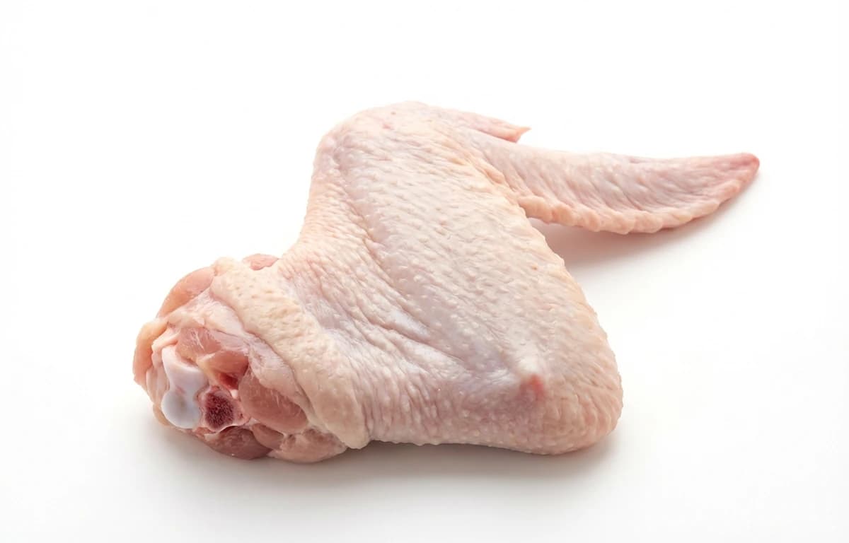 turkey wing with skin