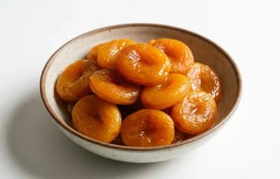 stewed sulfured dehydrated apricot