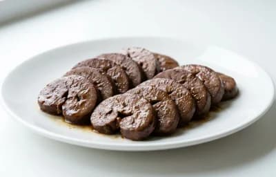 braised cooked pork kidneys