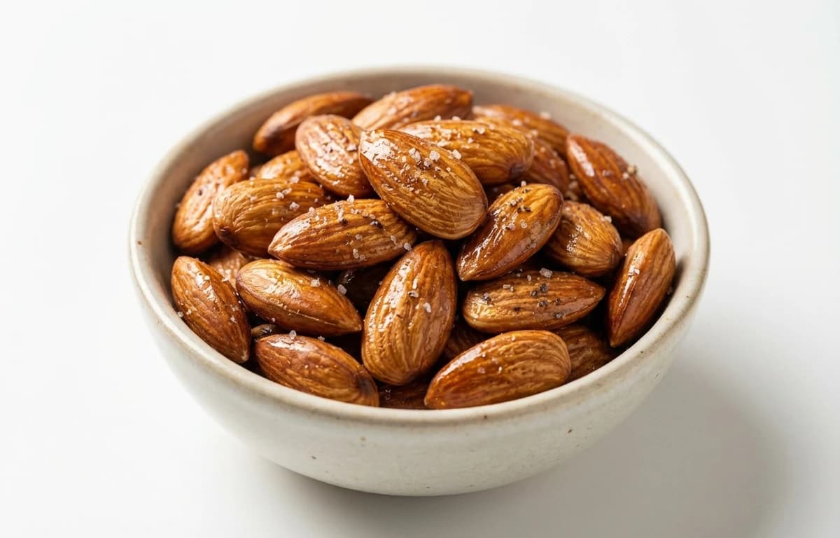 oil roasted salted smoked almonds