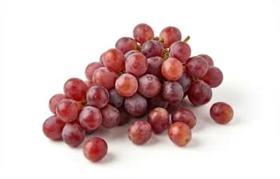 seeded round red grapes