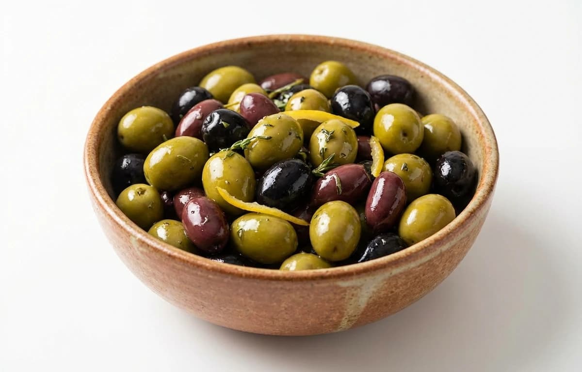 mixed olives