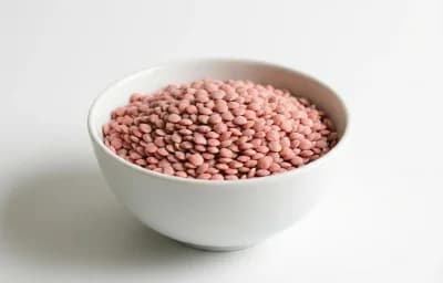 raw pink lentils