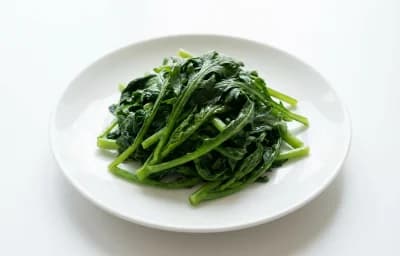 boiled unsalted chrysanthemum garland