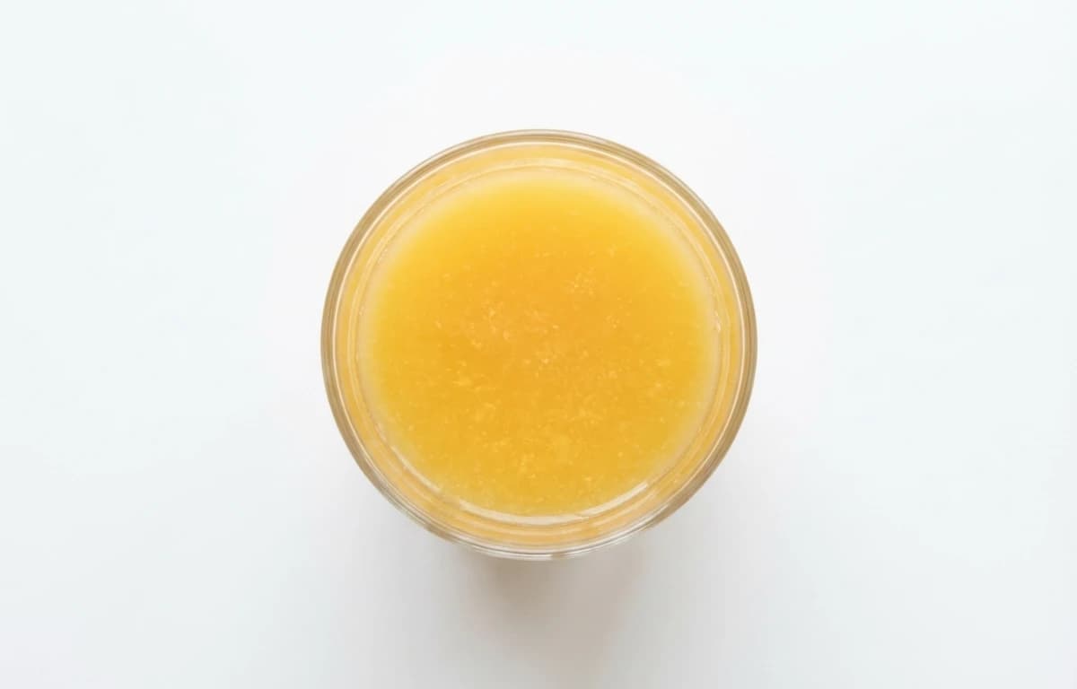 diluted unsweetened frozen concentrate orange juice