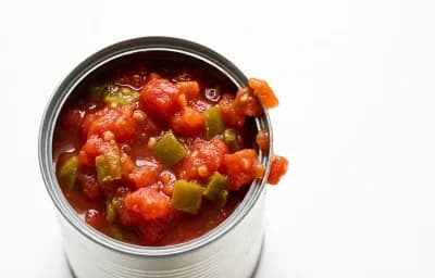 canned diced tomatoes and green chiles