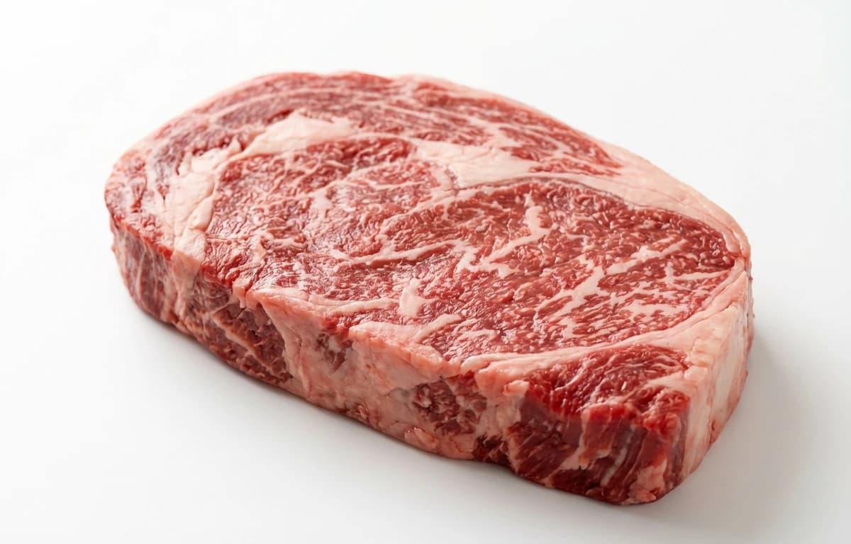 raw choice beef chuck top blade steak