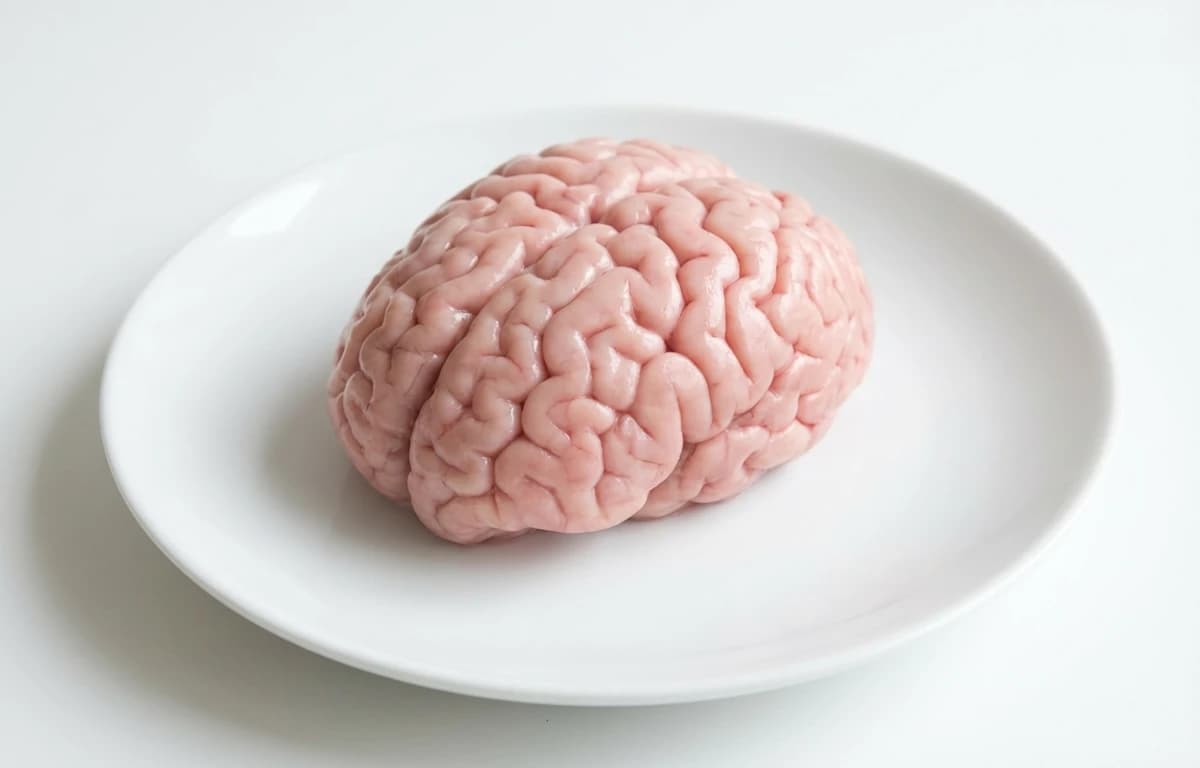 calf brain