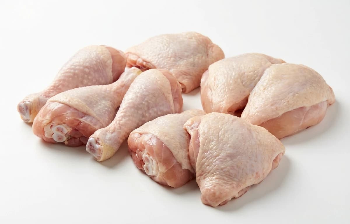bone-in skin-on chicken pieces