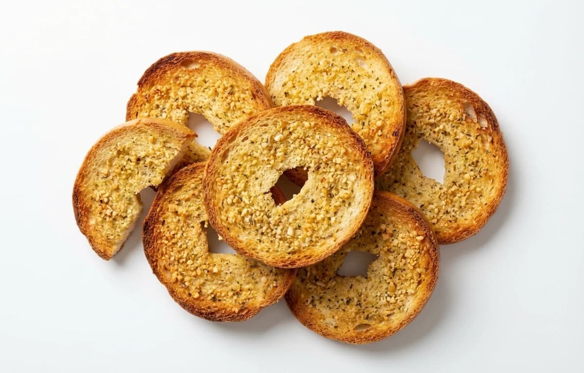 garlic bagel chips