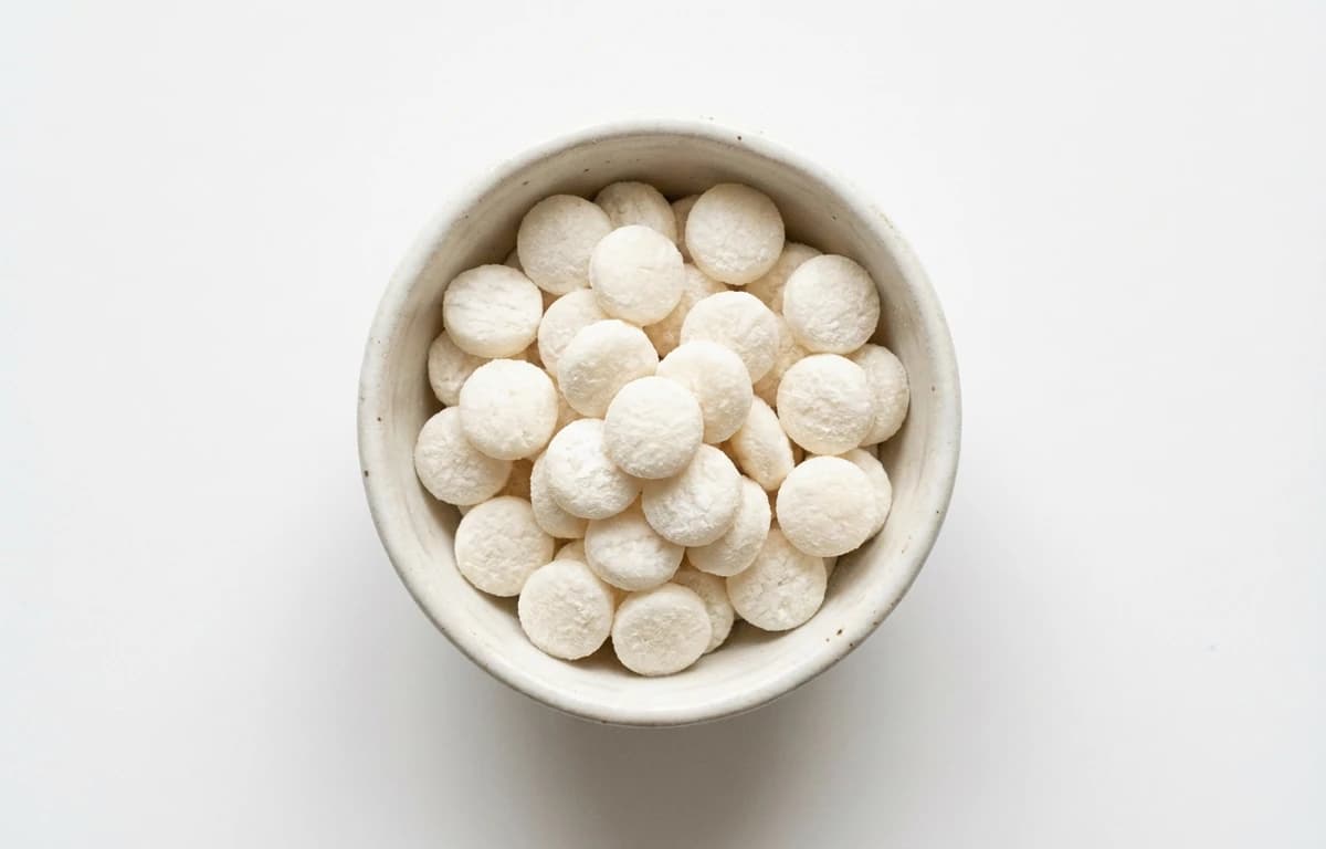 steamed mini rice cakes
