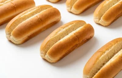 top-split hot dog buns