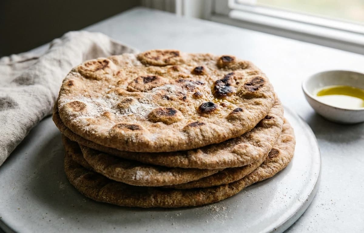 whole wheat flatbread