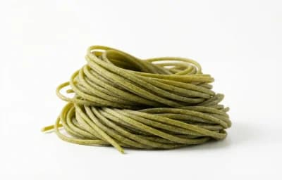 dry spinach spaghetti