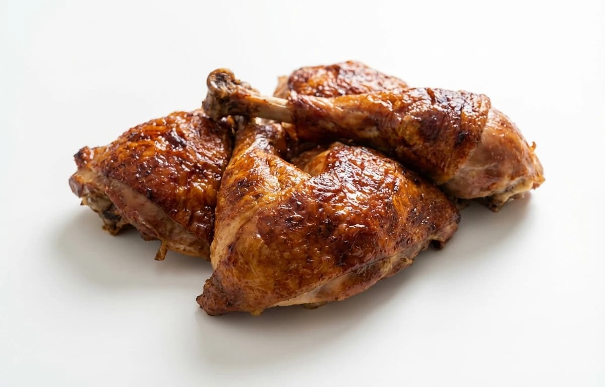 roasted dark meat turkey with skin